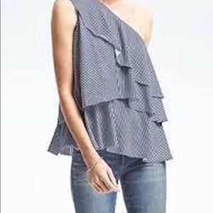NWT Limited Edition sold out tiered 1 shoulder top